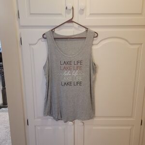 Maurices Gray 'Lake Life' Women's Tank Top
